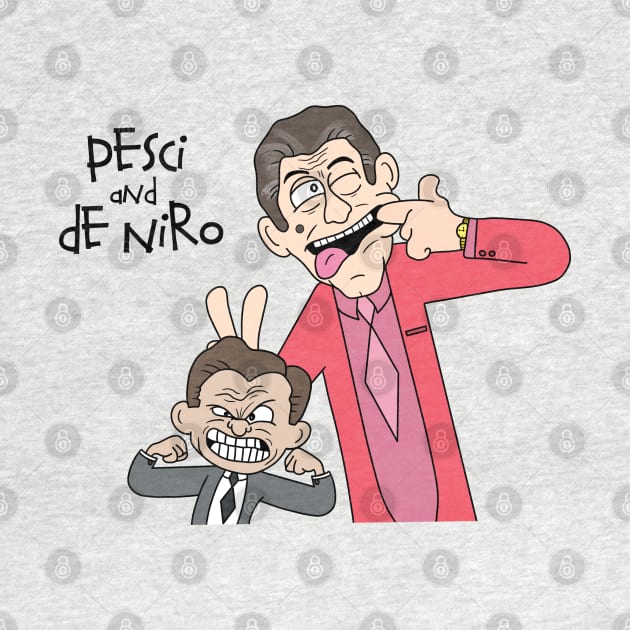 Pesci and De Niro by Milasneeze